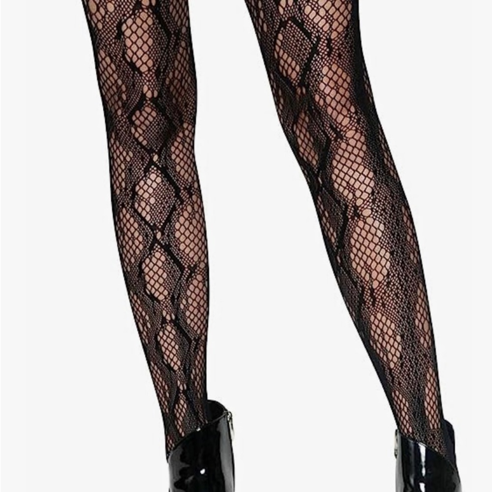 Leg Avenue Python Fishnet Stockings